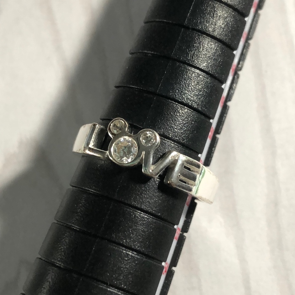 Mickey Mouse crystal Love Ring